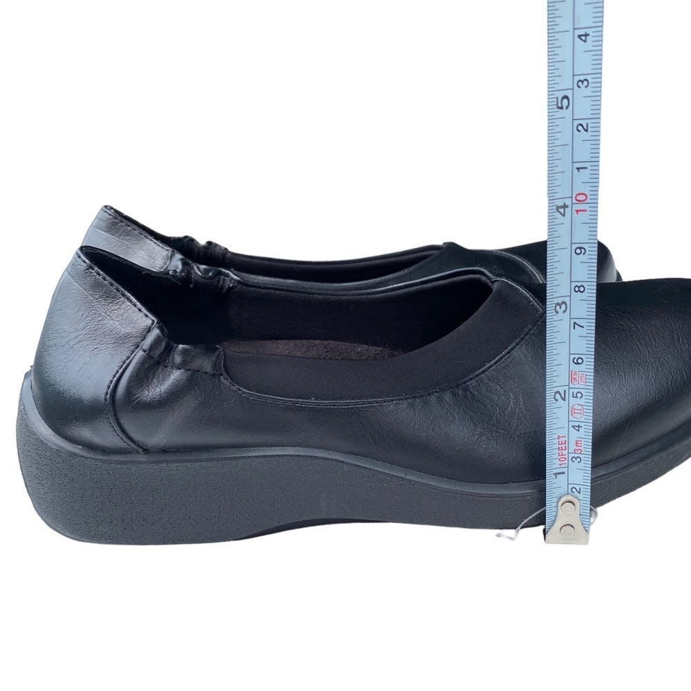Patrizia by Spring Step black leather flats womens shoes EU 37 US 6.5-7 - Picture 9 of 10
